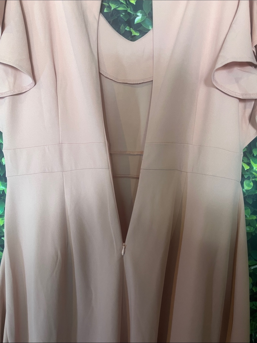 Miusol Dusty Pink High-Low Ruffle Midi Dress - Picture 9 of 11